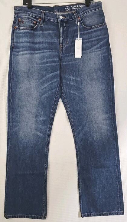 Outerknown Other - Outerknown ~Men's 33×30~ Blue Denim Sea Jeans The Dunes Straight Organic Cotton.